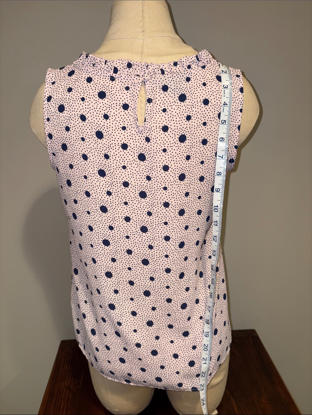 TALBOTS MULTI-DOT SHELL SIZE XS PETITE - Picture 6 of 9